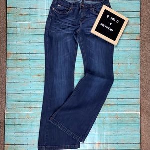 Underground Soul dark wash skinny flare size 11